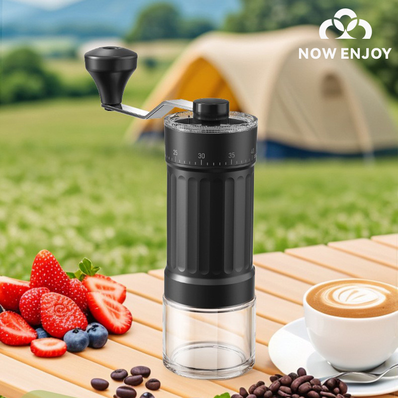 NOW ENJOY Manual Coffee Grinde - Burr Hand Grinder review and price