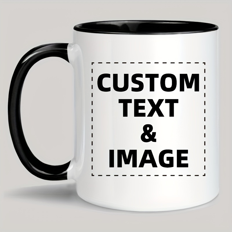 Custom Photo & Text/Logo Mug - - Coffee Tea Name review and price