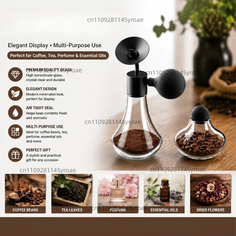 Glass Aroma Sample Bottle Coff - Coffee Tea & Jane review and price