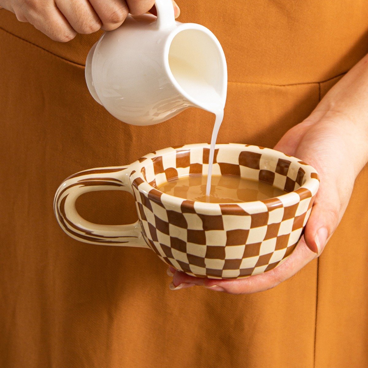 1pc Ceramic Coffee Mug with Wr - Coffee Tea & Jane review and price