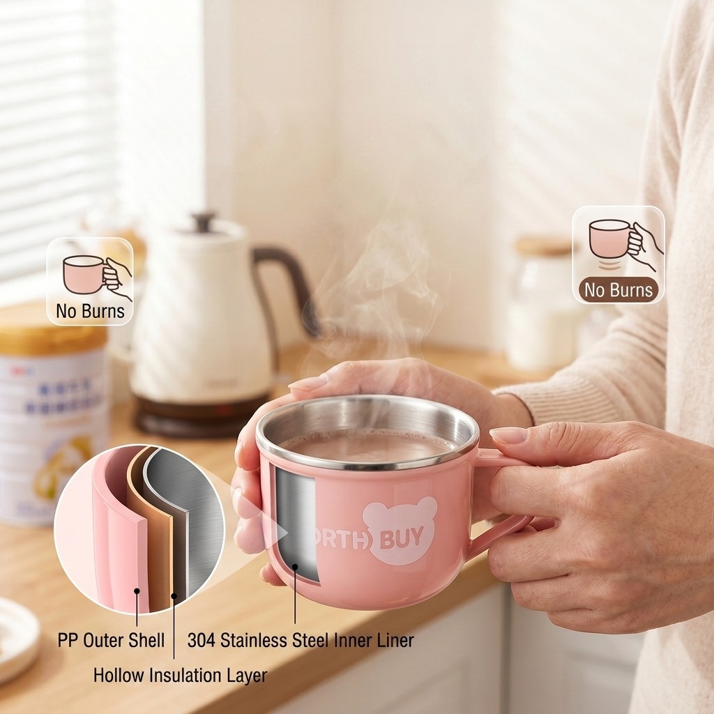 Cute Coffee Mug 304 Stainless  - Xbloom Coffee Tea review and price