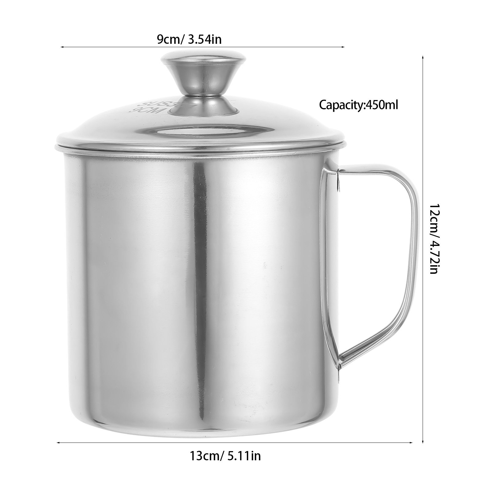 Stainless Steel Cup With Lid R - Coffee Tea & Jane review and price