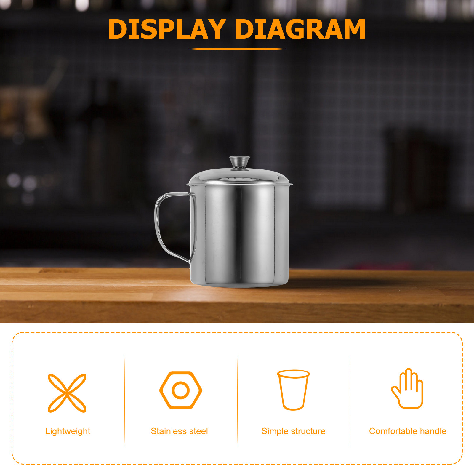 Stainless Steel Cup With Lid R - Coffee Tea & Jane review and price
