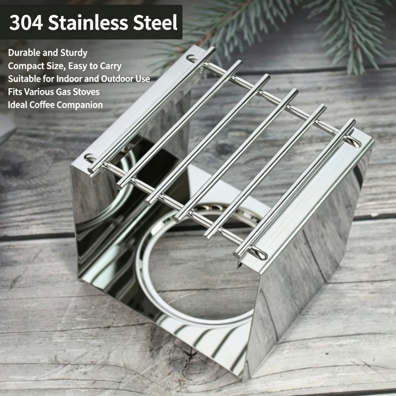 Stainless Steel Square Coffee  - Moka Pot Stove review and price
