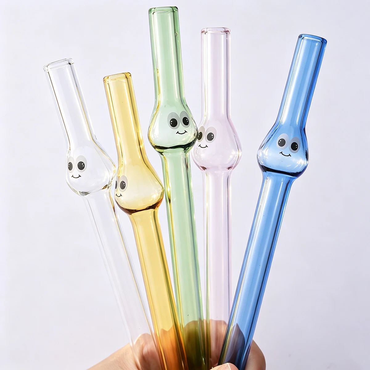 4pcs Wide 12mm Glass Straw Set - Coffee Tea And Sugar Set review and price