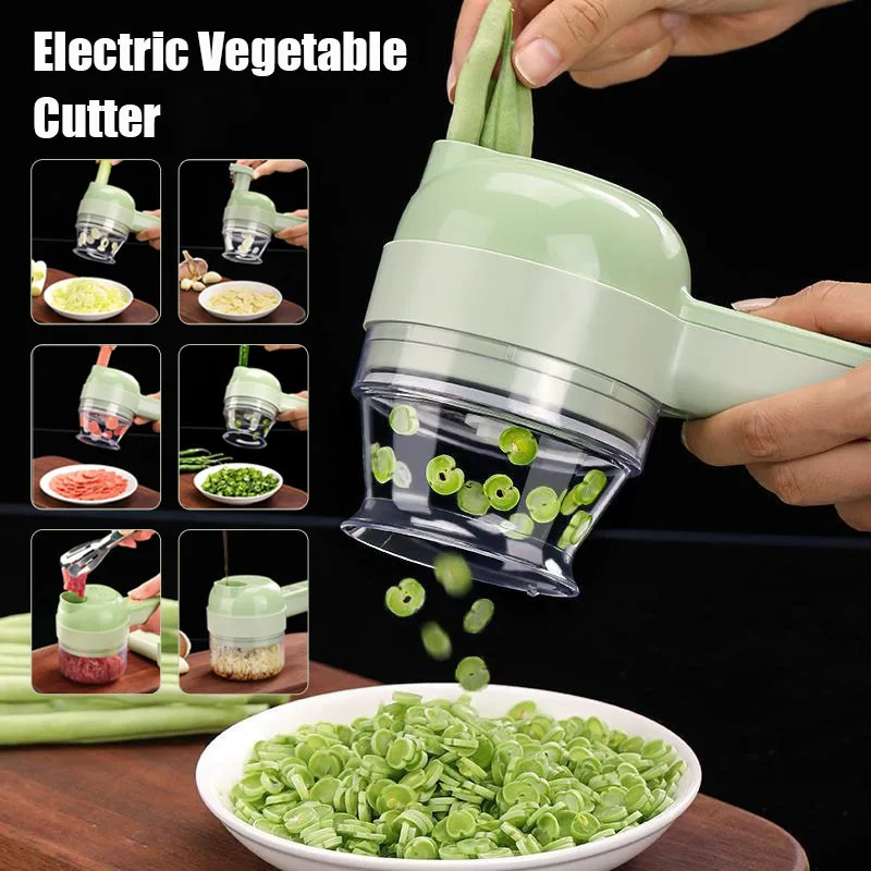 4 IN 1 Electric Vegetable Cutt - Burr Hand Grinder review and price