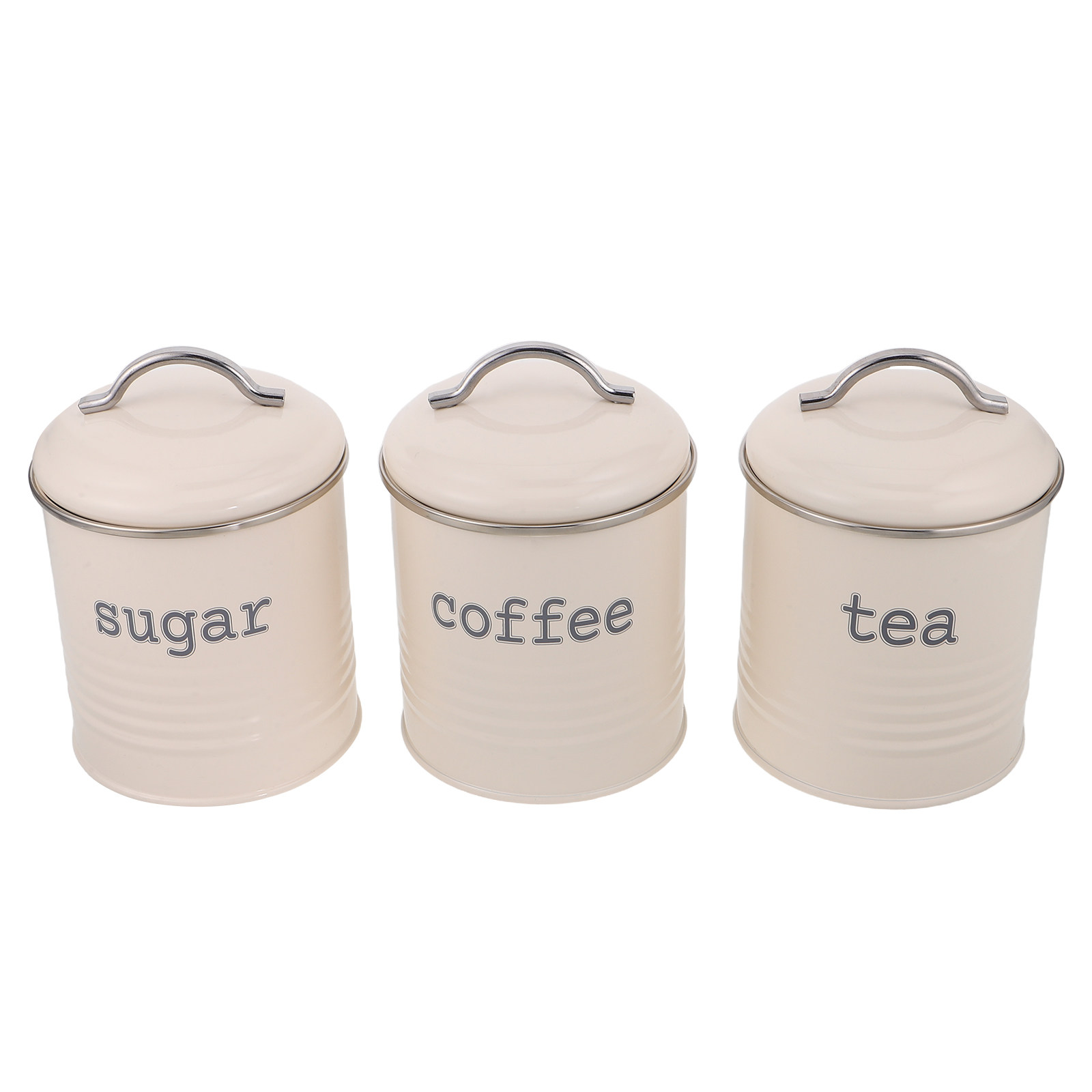 3Pcs Sealed Coffee Bean Contai - Coffee Tea Sugar review and price
