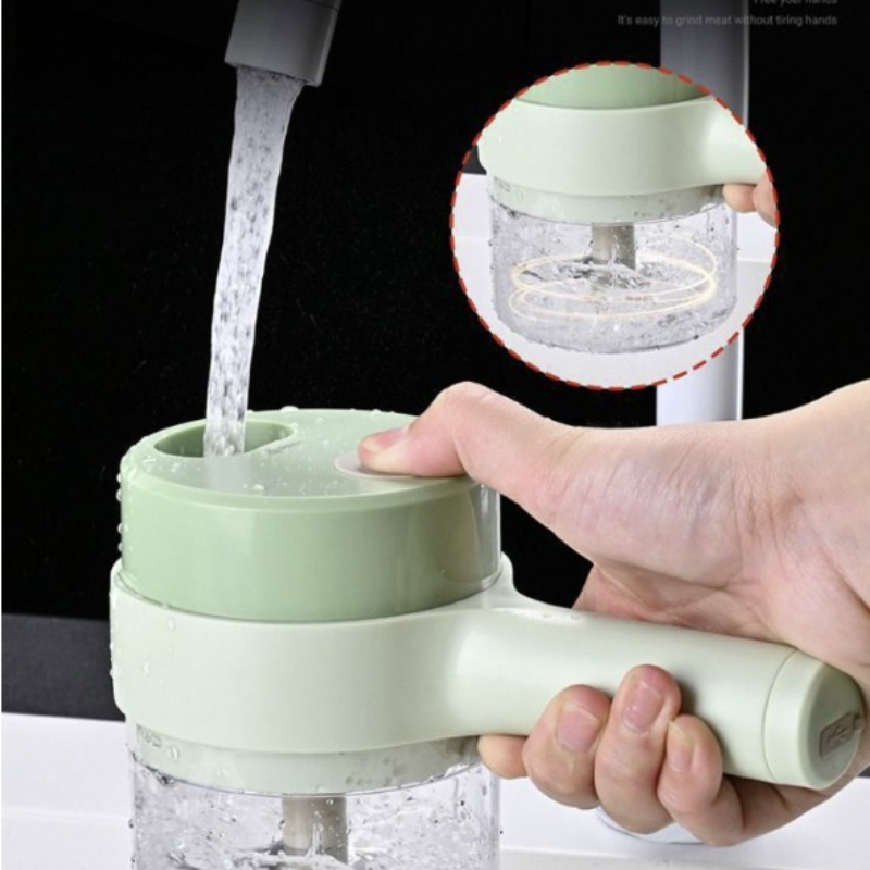 4In1 Electric Vegetable Cutter - Burr Hand Grinder review and price